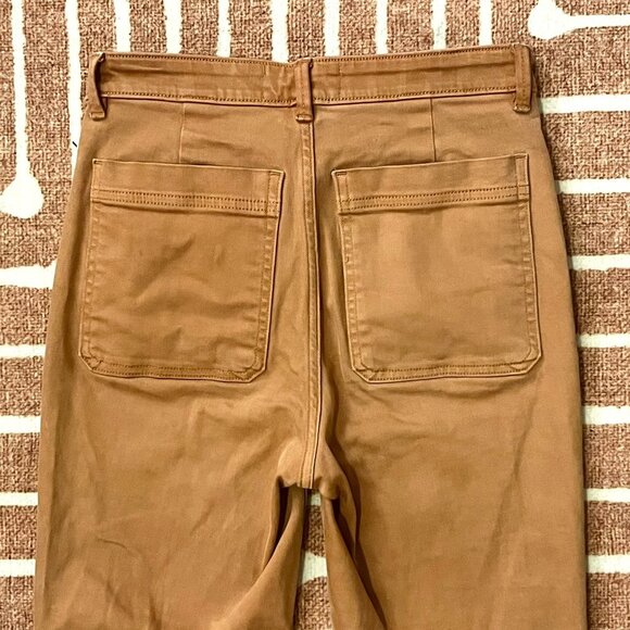 Everlane The Slim-Leg Crop in Tawny Brown, Size 2 - Picture 5 of 9